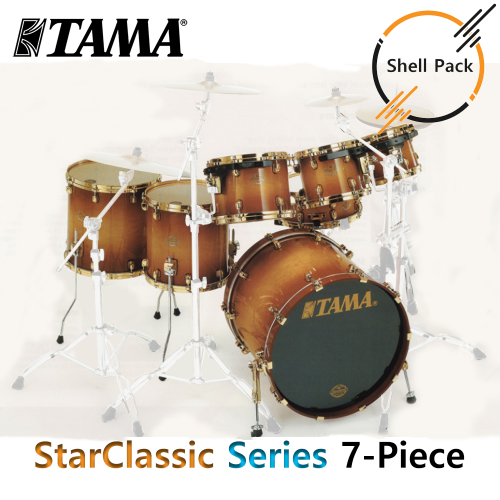TAMA 스타클래식 메이플 시리즈 7기통 골드 선버스트 쉘팩 5대 한정 대신악기